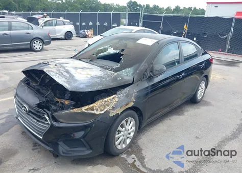 2018 Hyundai Accent Sel из США, поврежденный, VIN 3KPC24A30JE021057